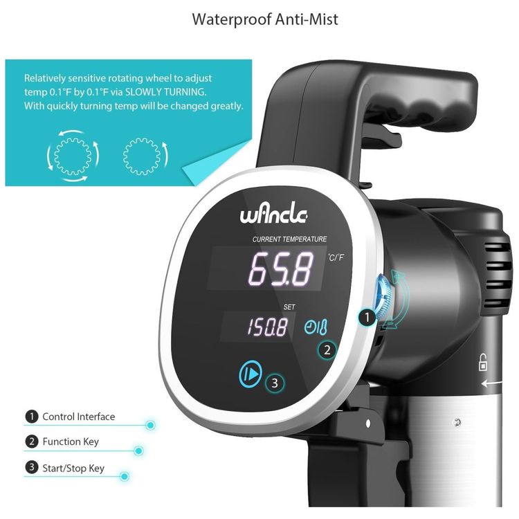 Termocirculador-Sous-Vide-Fogao-850-Watts-120V-Aco-foto-2