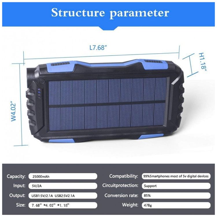 Powerbank-Carregador-Solar-25000mAh-LED-FRIENGOOD-YD-819-foto-5