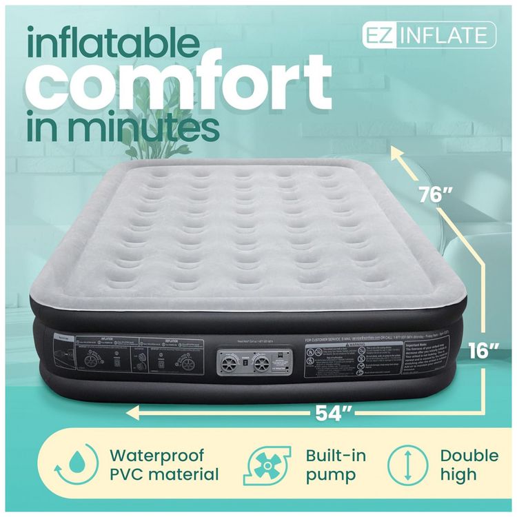 Cama-Colchao-Inflavel-Cama-Bomba-de-Ar-Embutida-Luxo-Duplo-foto-1