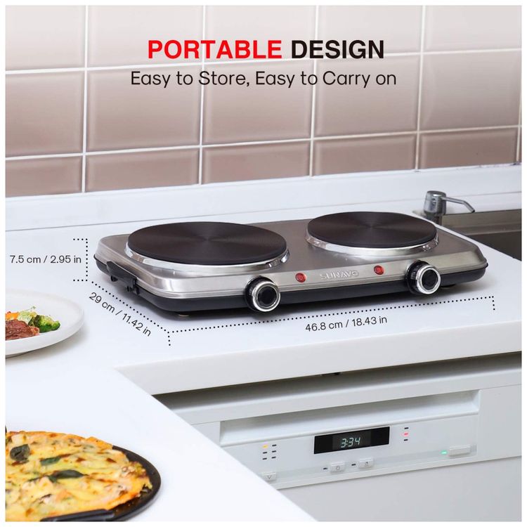 Cooktop-Cozinha-Pratos-Quentes-Cozinhar-Queimador-Duplo-foto-4