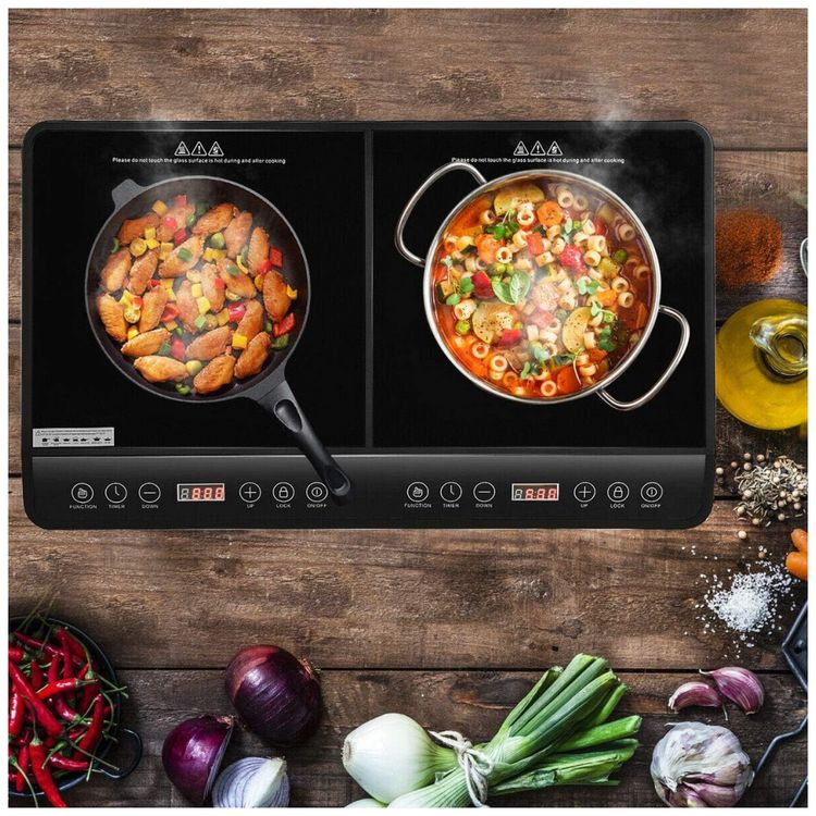 Cooktop-Fogao-Eletrico-1800W-Queimador-de-Bancada-Dupla-foto-2