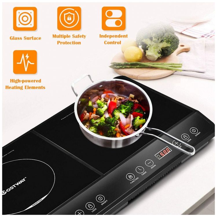 Cooktop-Fogao-Eletrico-1800W-Queimador-de-Bancada-Dupla-foto-3