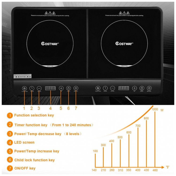 Cooktop-Fogao-Eletrico-1800W-Queimador-de-Bancada-Dupla-foto-4