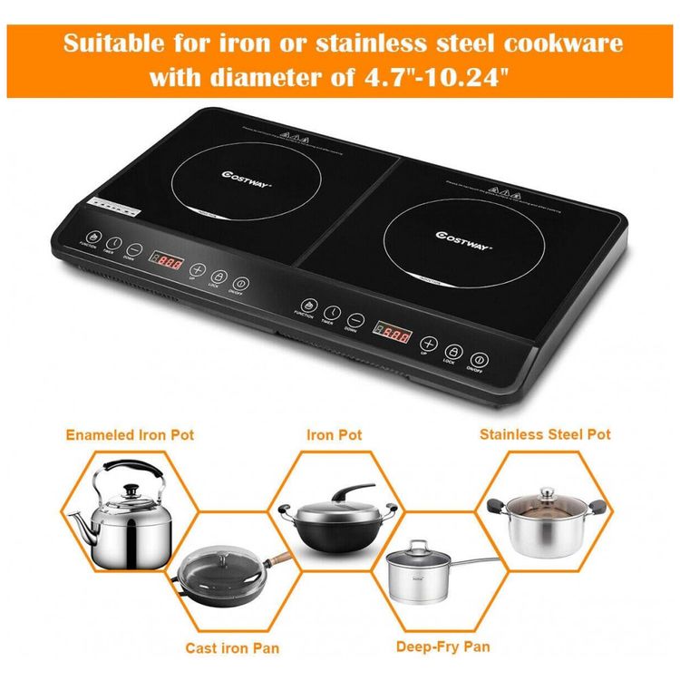 Cooktop-Fogao-Eletrico-1800W-Queimador-de-Bancada-Dupla-foto-5