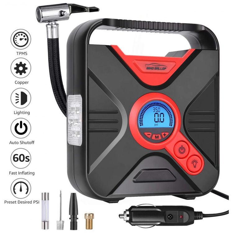 Compressor-de-Ar-Portatil-150-PSI-Inflador-de-Pneu-Medidor-foto-0