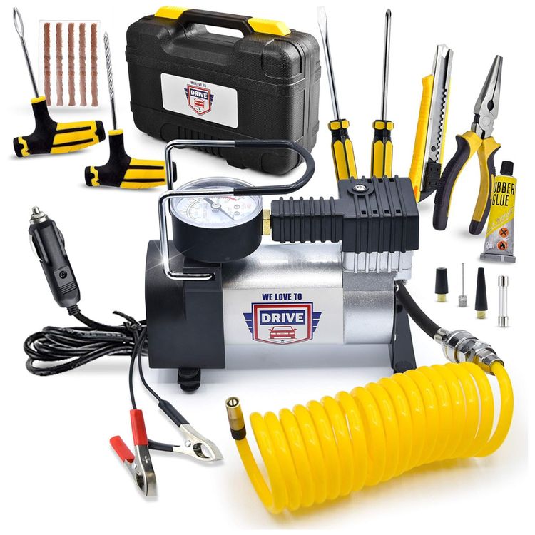 Compressor-de-Ar-Portatil-12V-150-PSI-180W-kit-de-reparo-foto-0