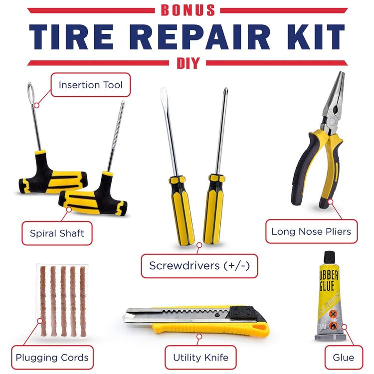 Compressor-de-Ar-Portatil-12V-150-PSI-180W-kit-de-reparo-foto-5