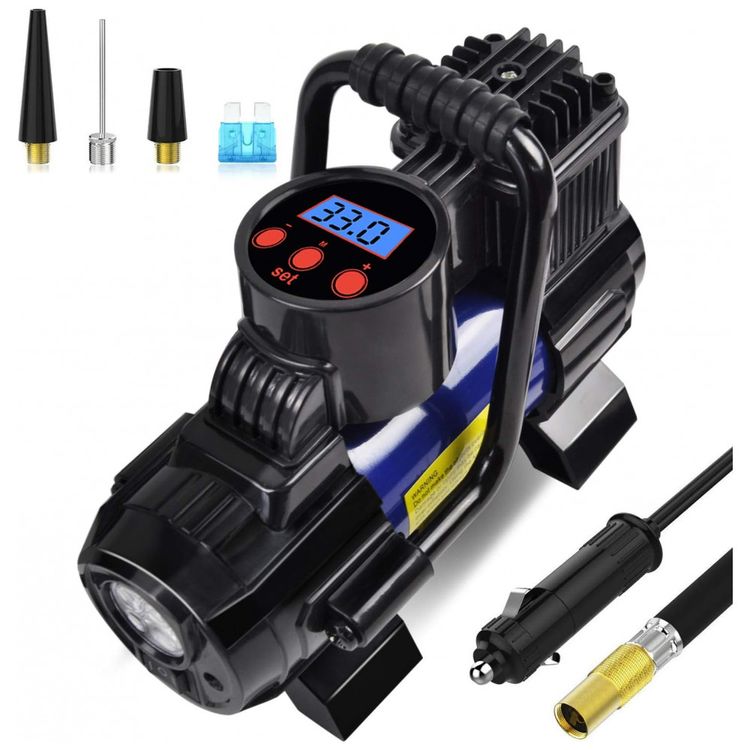 Compressor-de-Ar-Portatil-DC-12V-Digital-140-W-150-PSI-LED-foto-0