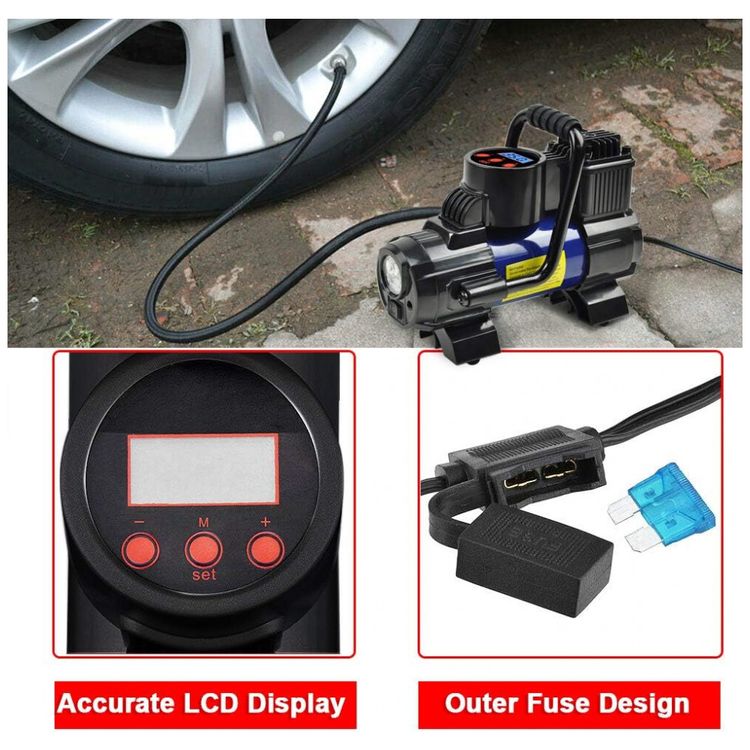 Compressor-de-Ar-Portatil-DC-12V-Digital-140-W-150-PSI-LED-foto-4