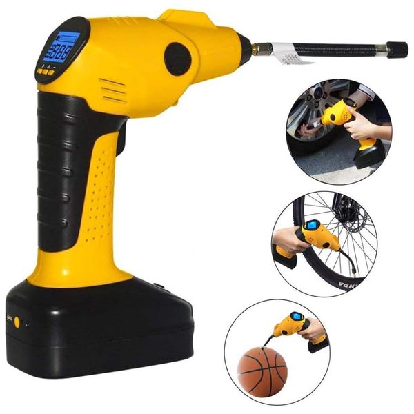 Compressor-de-Ar-Portatil-Sem-Fio-LCD-Digital-LED-150-PSI-foto-0