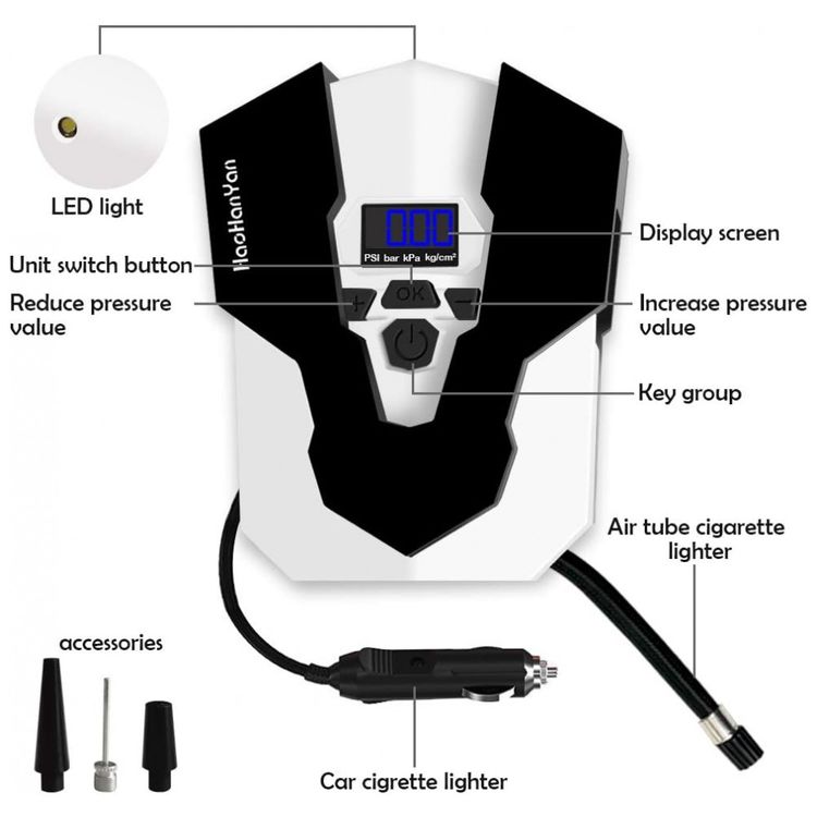 Compressor-de-Ar-Portatil-de-Compressor-de-Ar-12V-DC-LED-foto-1