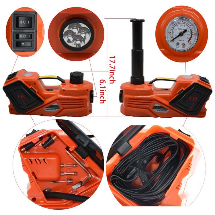 Macaco-Eletrico-Automotivo-Bomba-de-Ar-Lanterna-LED-12v-3-foto-2