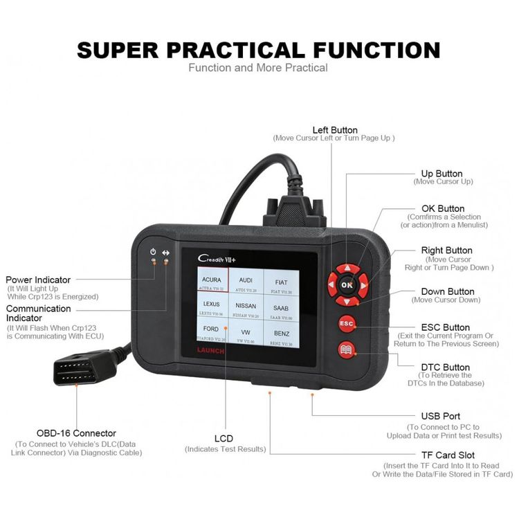 Scanner-Automotivo-Creader-OBD2-30-Modelos-Varredura-foto-1