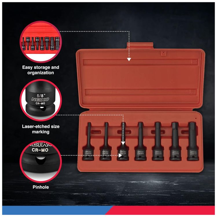 Ferramenta-Automotiva-Tekton-Conjunto-de-Soquetes-de-Brocas-foto-4