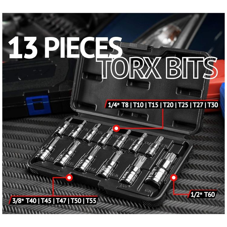 Ferramenta-Automotiva-Conjunto-de-Soquetes-de-Bit-Torx-T8-foto-5