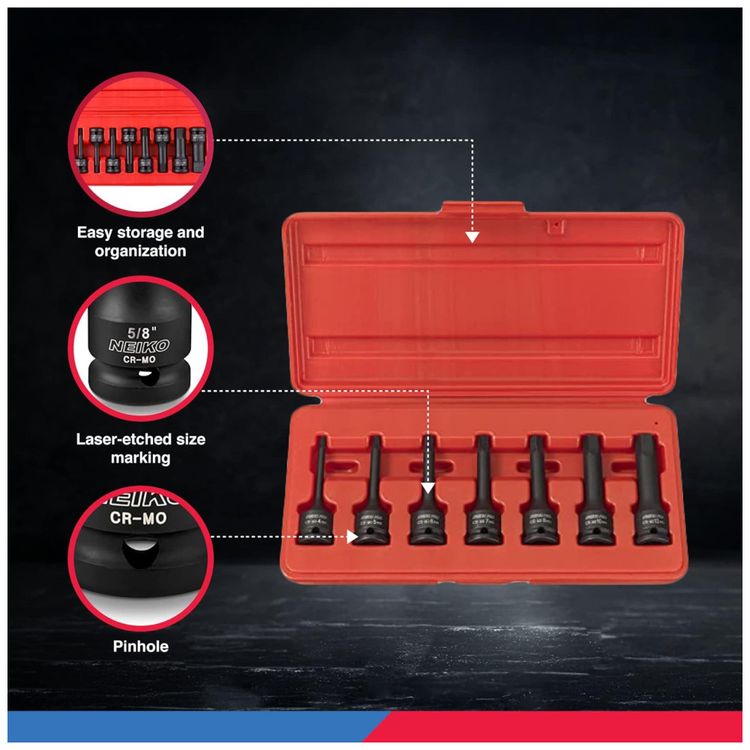Ferramenta-Automotiva-Brocas-Allen-de-3-8-4-a-12mm-7-Pecas-foto-4