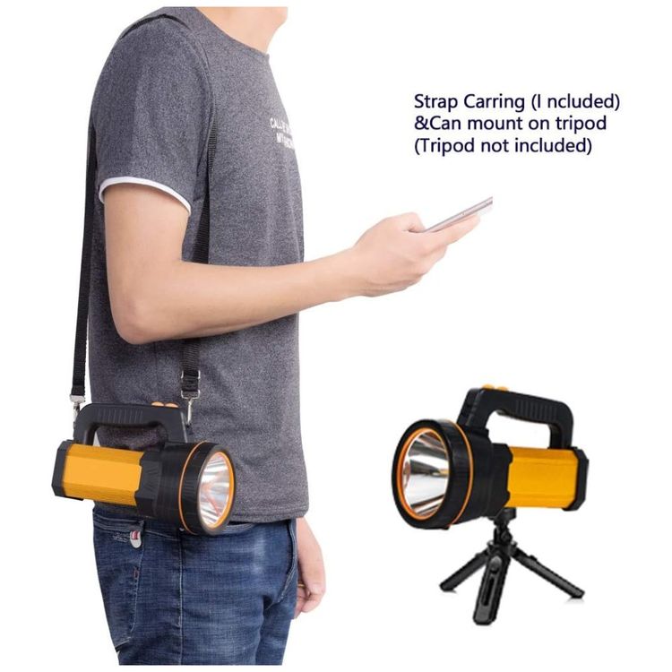 Lanterna-LED-CREE-XHP-Spotlight-6000-Lumens-Carregador-foto-3