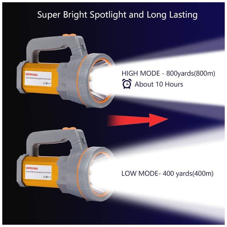 Lanterna-LED-CREE-XHP-Spotlight-6000-Lumens-Carregador-foto-4