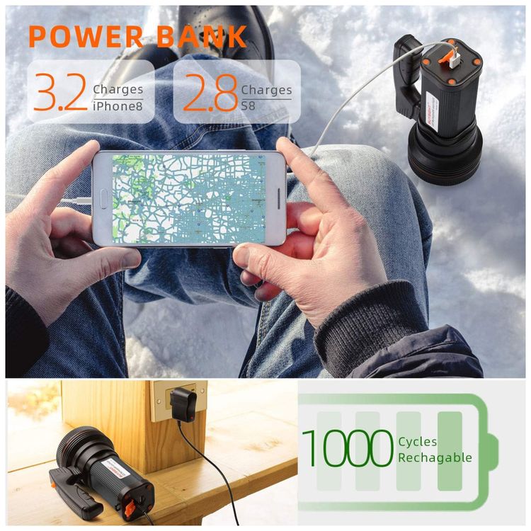 Lanterna-LED-6000-Lumens-Bateria-Recarregavel-de-Ion-Litio-a-foto-3