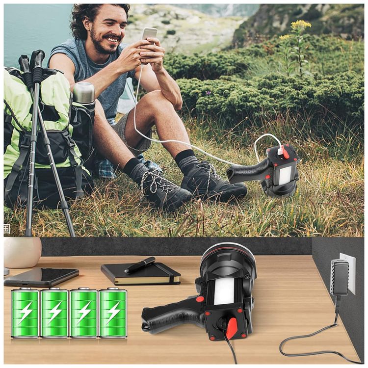 Lanterna-LED-Recarregavel-3-Modos-de-Luz-Saida-USB-para-foto-5