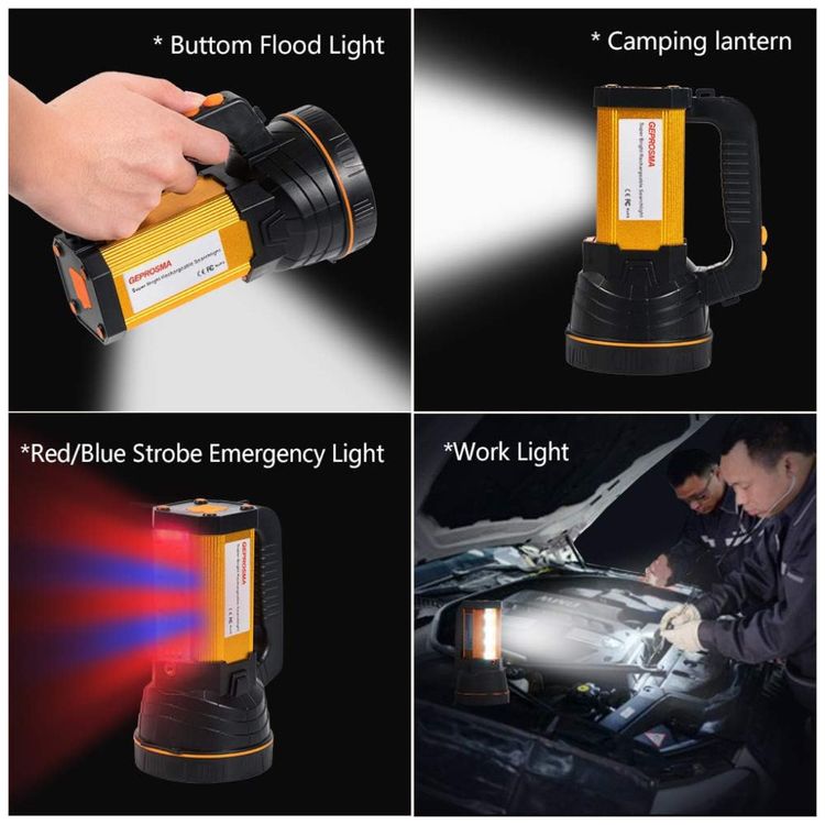 Lanterna-LED-Holofote-Recarregavel-Saida-USB-para-Carregar-foto-1