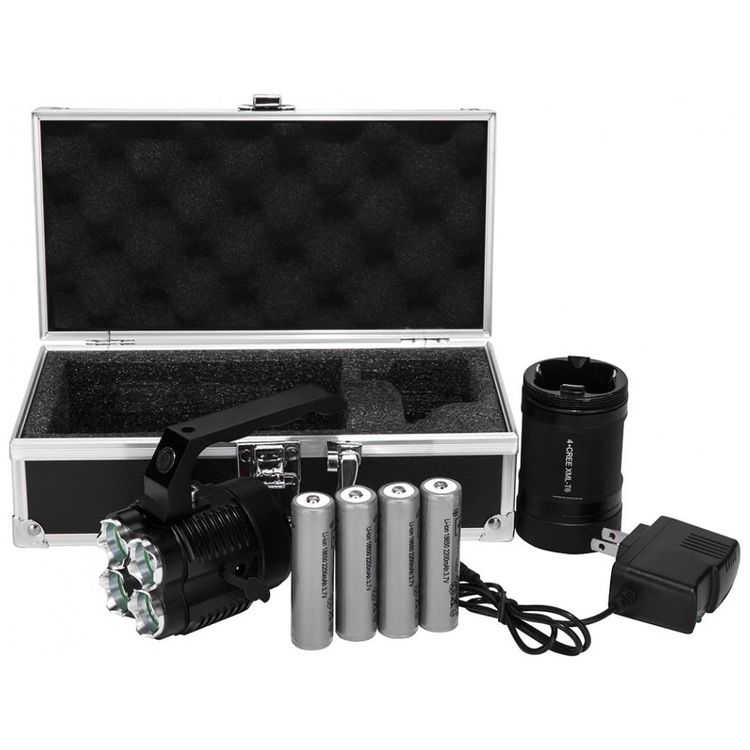 Lanterna-LED-Refletor-Recarregavel-4000-Lumens-5-Modos-Alto-foto-4