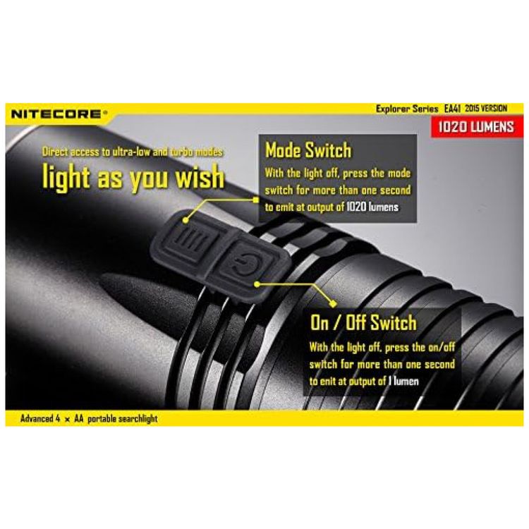 Lanterna-EA41-1020-Lumens-NITECORE-WAWNCEA41-Preto-foto-3