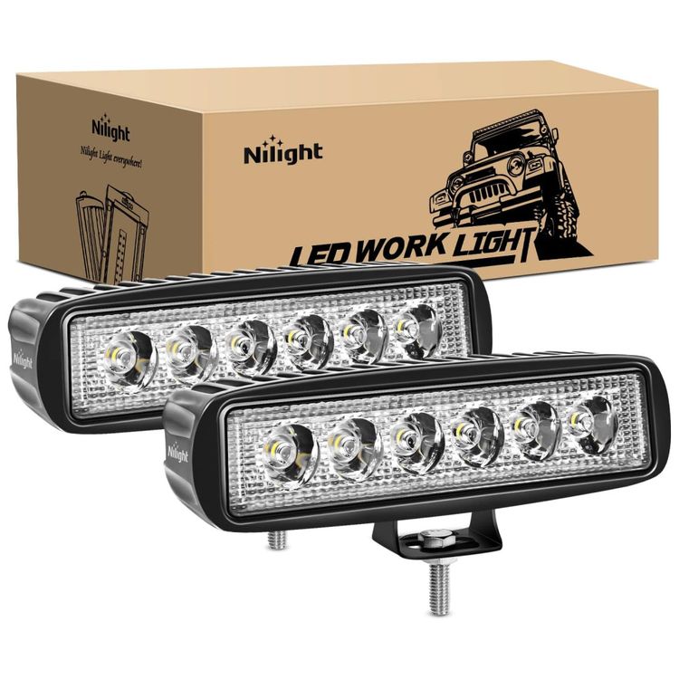 Farol-de-Milha-LED-Off-Road-18w-2-Pecas-de-6x3W-Puro-6000K-foto-0