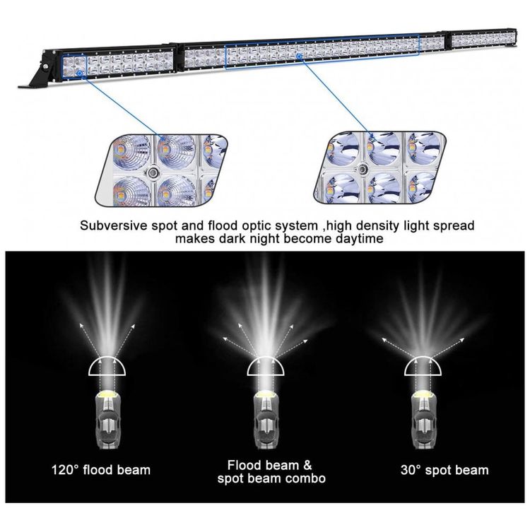 Farol-de-Milha-LED-Off-Road-Barra-de-Luz-132cm-22000-Lumens-foto-2