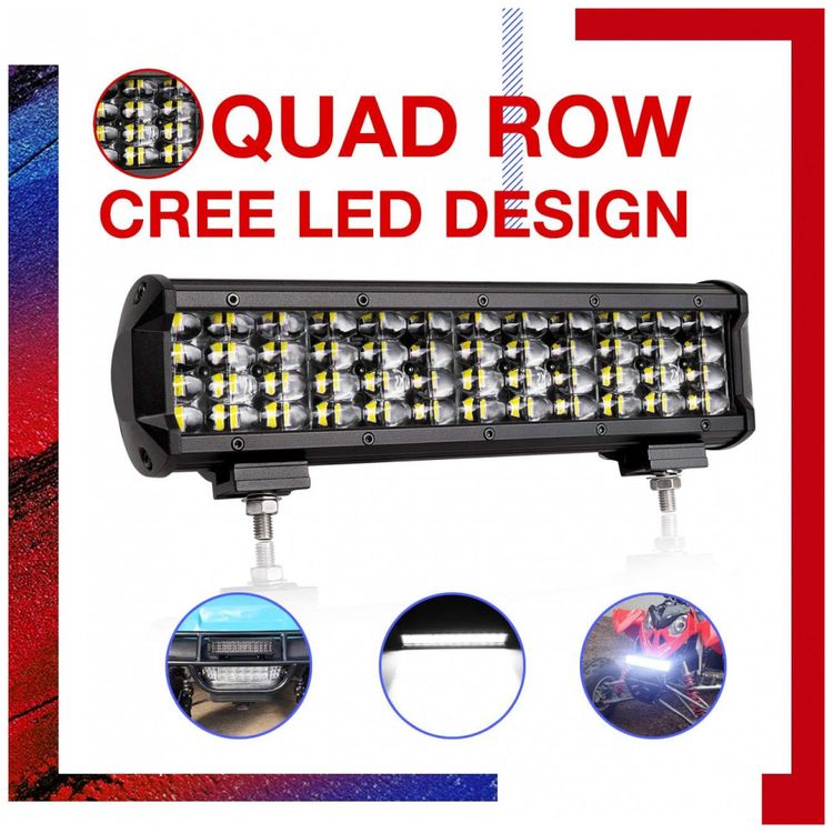 Farol-de-Milha-LED-Off-Road-31cm-48-Pcs-4-Filas-144W-8640-foto-2