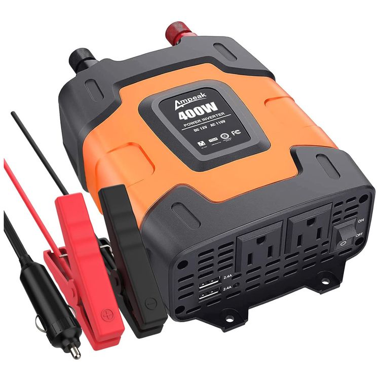 Inversor-de-Potencia-400W-DC-12V-a-AC-2-Tomadas-USB-110v-foto-0