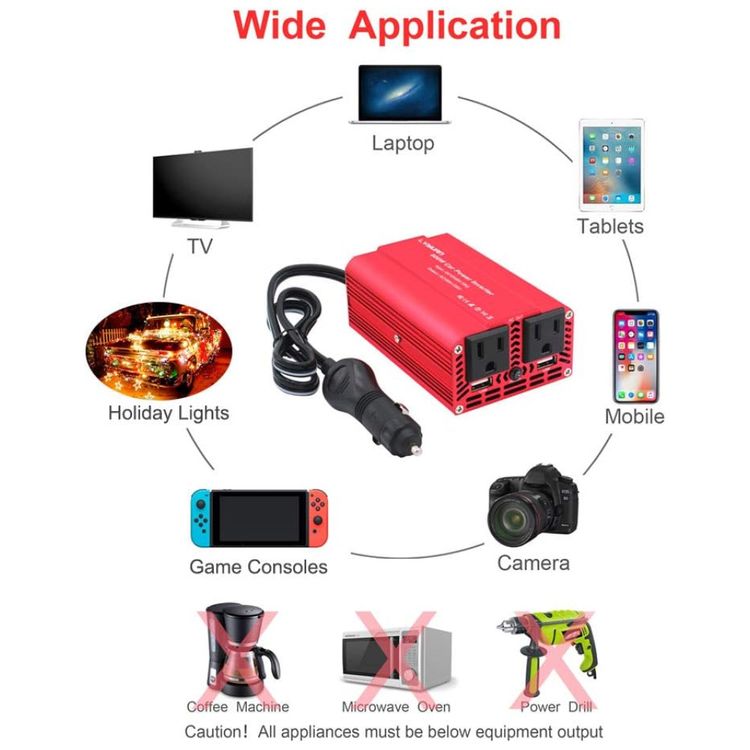 Inversor-de-Potencia-500W-DC-12V-para-AC-2-Tomadas-USB-foto-1