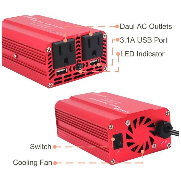 Inversor-de-Potencia-500W-DC-12V-para-AC-2-Tomadas-USB-foto-3