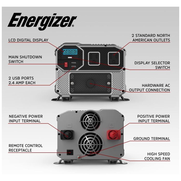 Inversor-de-Potencia-3000W-Potencia-12V-Para-AC-2-Portas-de-foto-2