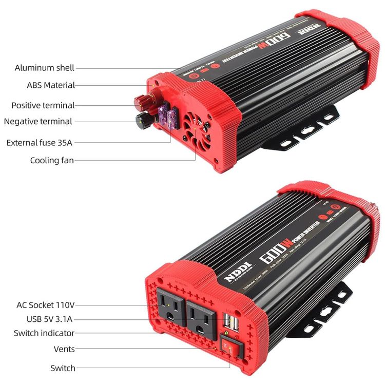 Inversor-de-Potencia-600W-12V-Para-AC-2-Tomadas-USB-110v-foto-3