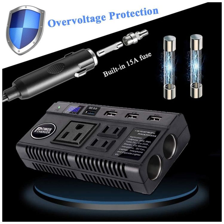 Inversor-de-Potencia-120W-DC-12V-24V-para-AC-3-Tomadas-AC-4-foto-5