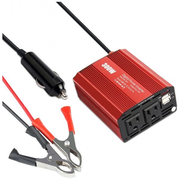Inversor-de-Potencia-300W-DC-12V-para-AC-Porta-USB-4.8A-foto-0