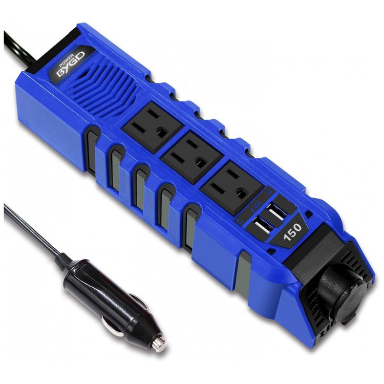Inversor-de-Potencia-150W-DC-12V-para-AC-3-Tomadas-e-2-USB-foto-0