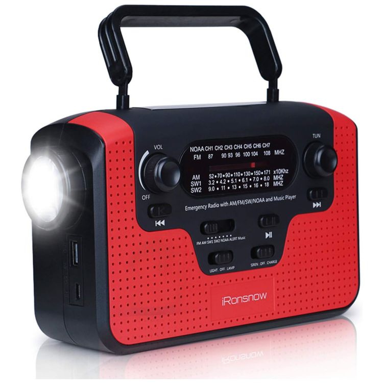 Radio-AM-FM-SW-WB-NOAA-Manivela-Solar-Recarregavel-foto-0
