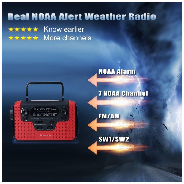 Radio-AM-FM-SW-WB-NOAA-Manivela-Solar-Recarregavel-foto-5