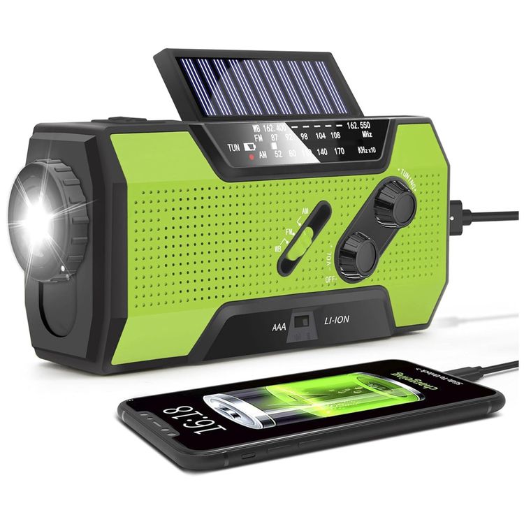 Radio-AM-FM-NOAA-Manivela-Solar-Recarregavel-Lanterna-foto-0