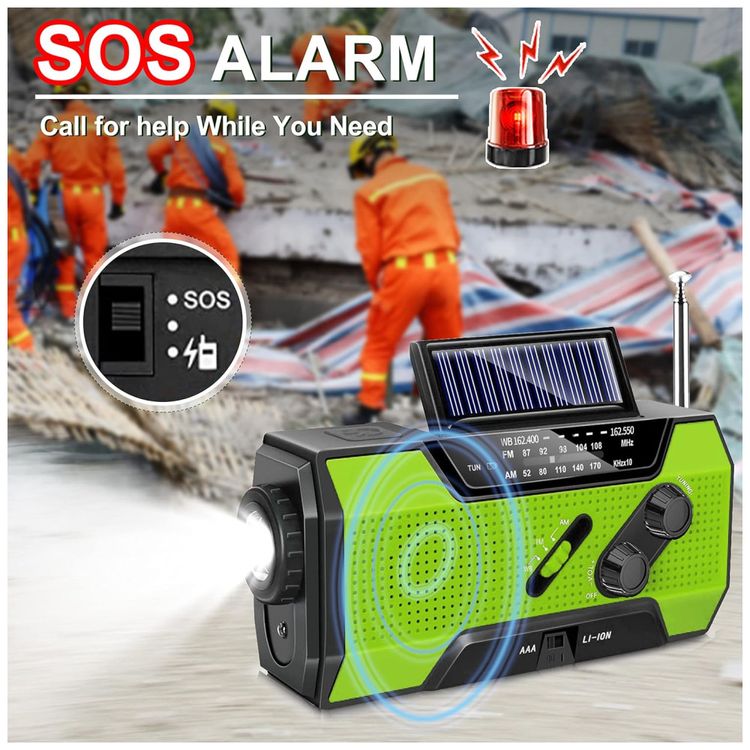 Radio-AM-FM-NOAA-Manivela-Solar-Recarregavel-Lanterna-foto-3