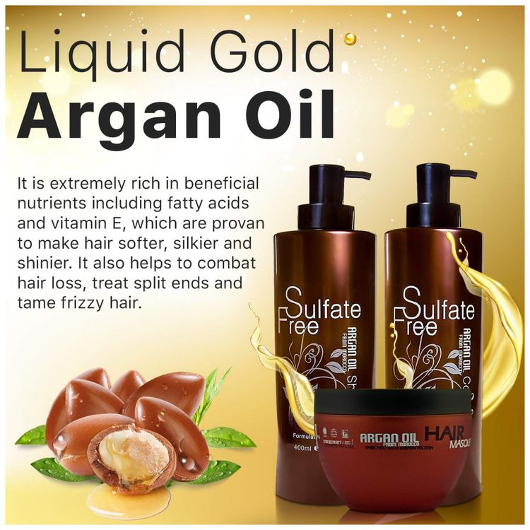 Shampoo-e-Condicionador-de-Oleo-de-Argan-Marroquino-100-Puro-foto-4