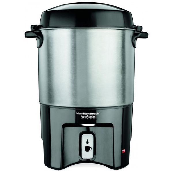 Cafeteira Elétrica Programável 40 Xícaras Não é Necessário Filtro Cor, HAMILTON BEACH 40540, Cinza