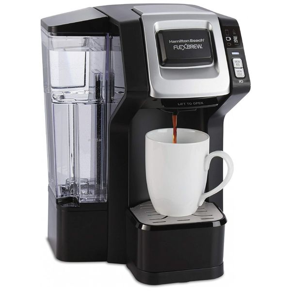 Cafeteira Elétrica Programável 3 Tamanhos de Xícaras Reservatório de 1 Litro, HAMILTON BEACH 49975, Preto