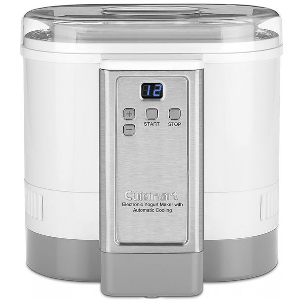Iogurteira Resfriadora Resfriamento Automático 1,5 Litros, CUISINART CYM 100, Branco