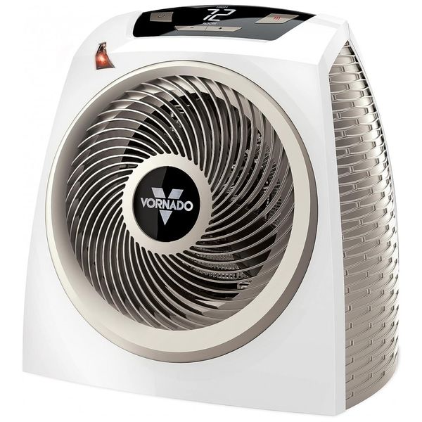 Aquecedor AVH10 Controle Climático Automático Toque Frio LCD Recursos de Segurança, 110V 1500W, VORNADO EH1 0096 43, Branco