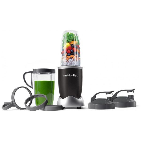 Liquidificador Pro 13 Pç 900W Lâmina Extratora de Nutrientes 900 ml, NUTRIBULLET NB9 1301K, Preto