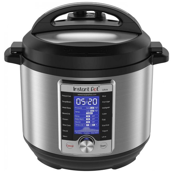 Panela de Pressão Elétrica, 10 em 1, 5.7 Litros, Aço inoxidável, 110V 1000W, INSTANT POT Ultra 60, Preto e Prata