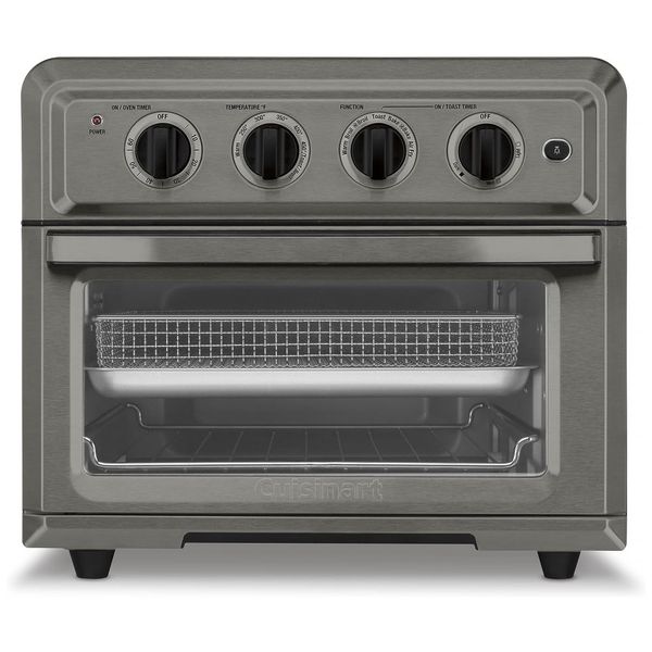 Airfryer, Forno Elétrico 60C, Aço Inoxidável, Grafite, escuro, escuro, 110v, CUISINART TOA 60BKS, Cinza escuro